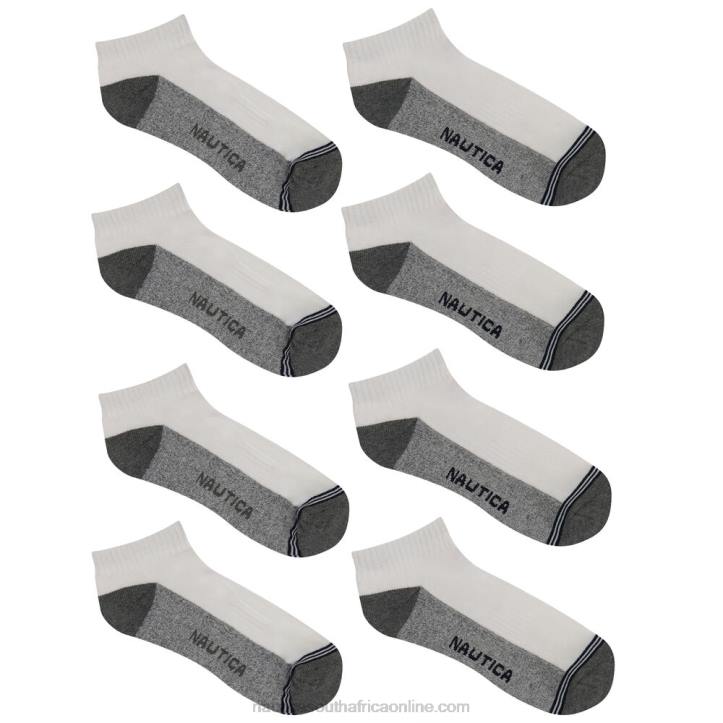 Multi MenAthletic Core Quarter Socks 8-Pack Nautica 6LZP179
