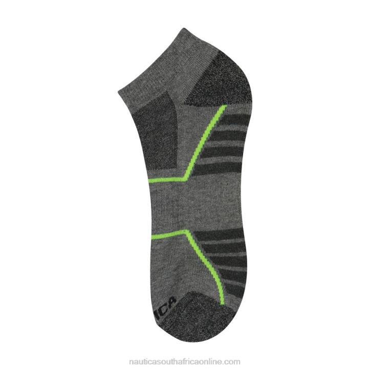 Multi MenAthletic Low-Cut Terry Socks 6-Pack Nautica 6LZP118