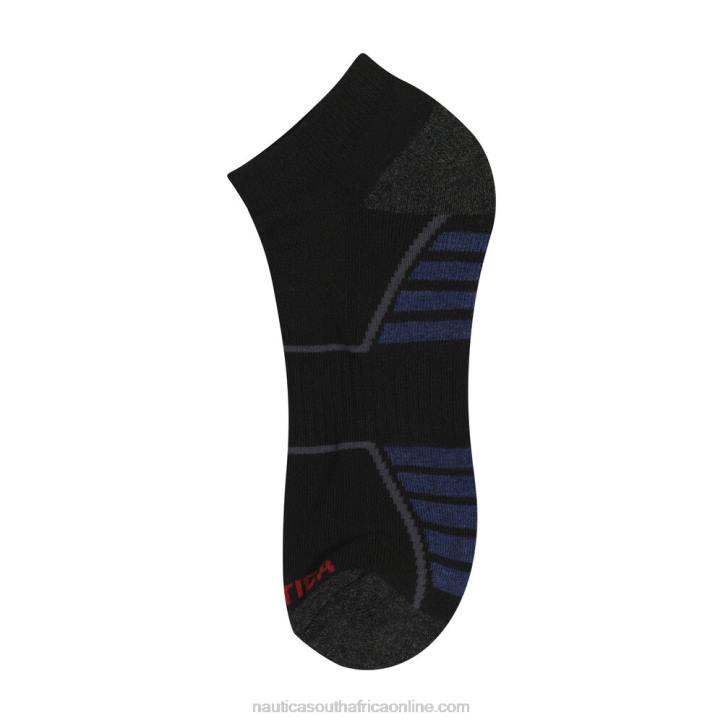 Multi MenAthletic Low-Cut Terry Socks 6-Pack Nautica 6LZP57