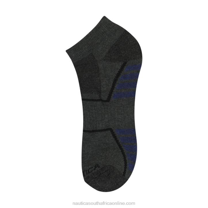 Multi MenAthletic Low-Cut Terry Socks 6-Pack Nautica 6LZP57