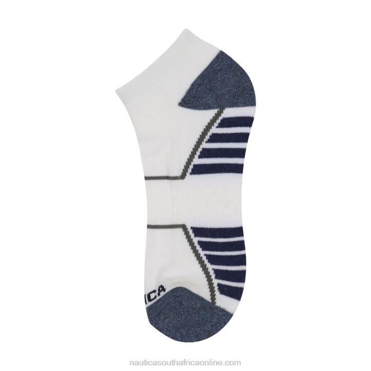 Multi MenAthletic Low-Cut Terry Socks 6-Pack Nautica 6LZP77