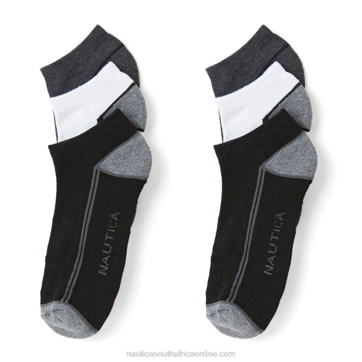 True Quarry MenAthletic Low Cut Socks 6-Pack Nautica 6LZP183