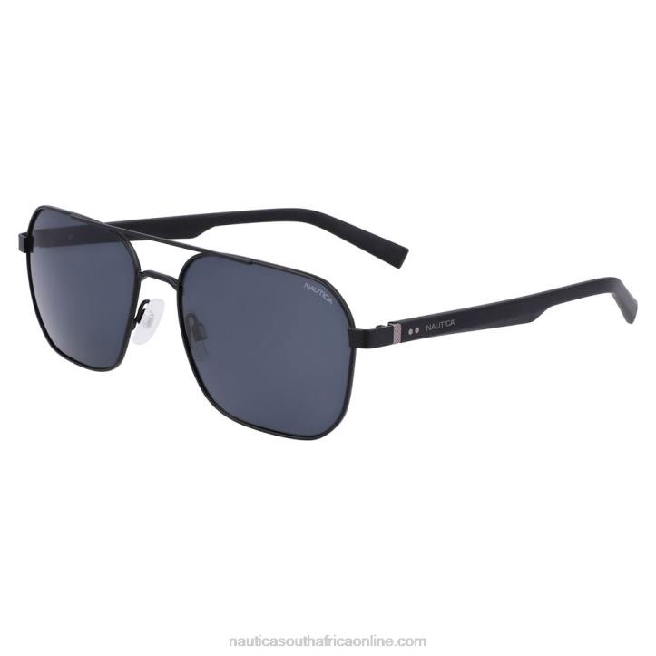 Black Onyx MenStyle Captain Navigator Square Sunglasses Nautica 6LZP310
