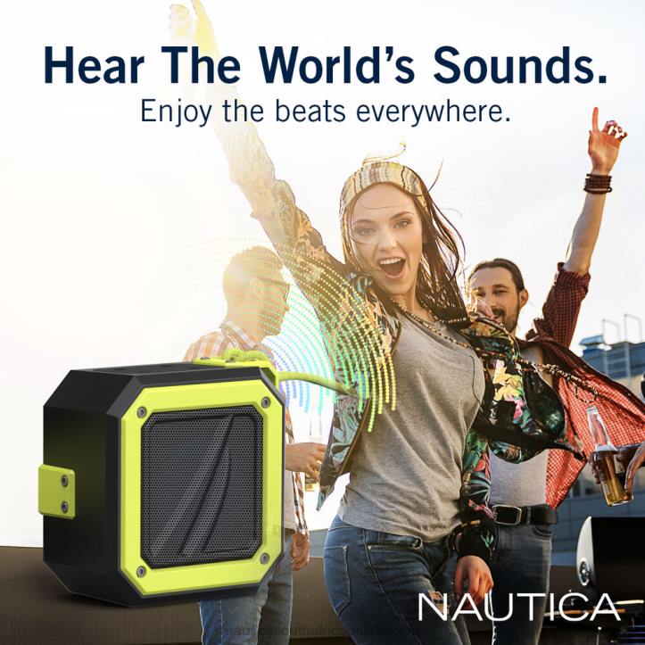 Nautica Red/Orange MenS100 Portable Bluetooth Outdoor Speaker Nautica 6LZP930