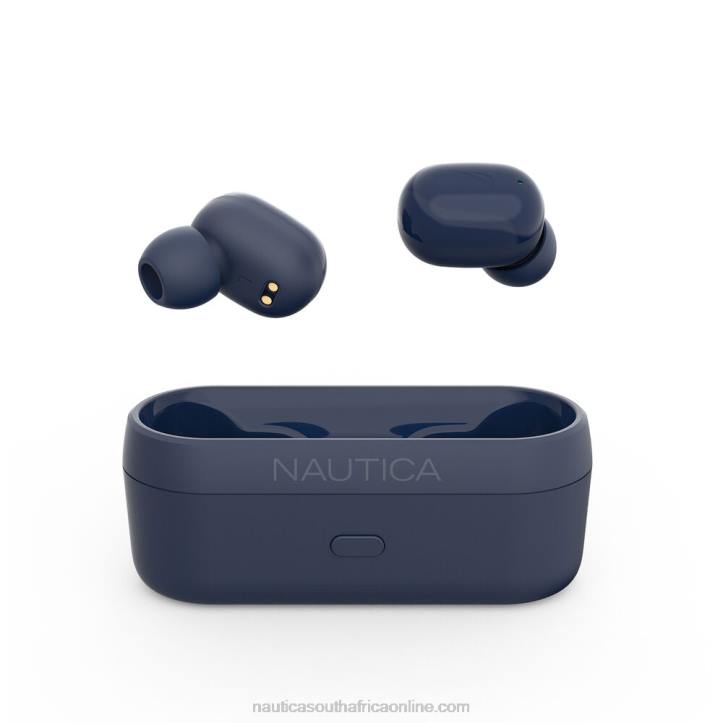 Workshirt Blue MenT3000 True Wireless Earbuds With Charging Case Nautica 6LZP928