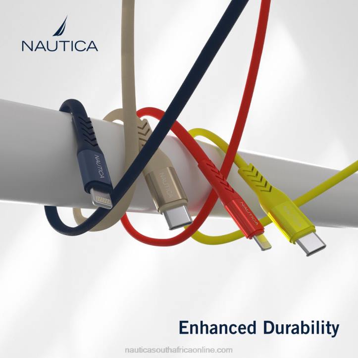 Yellow Men7Ft Lightning To Usb-C Cable Nautica 6LZP331
