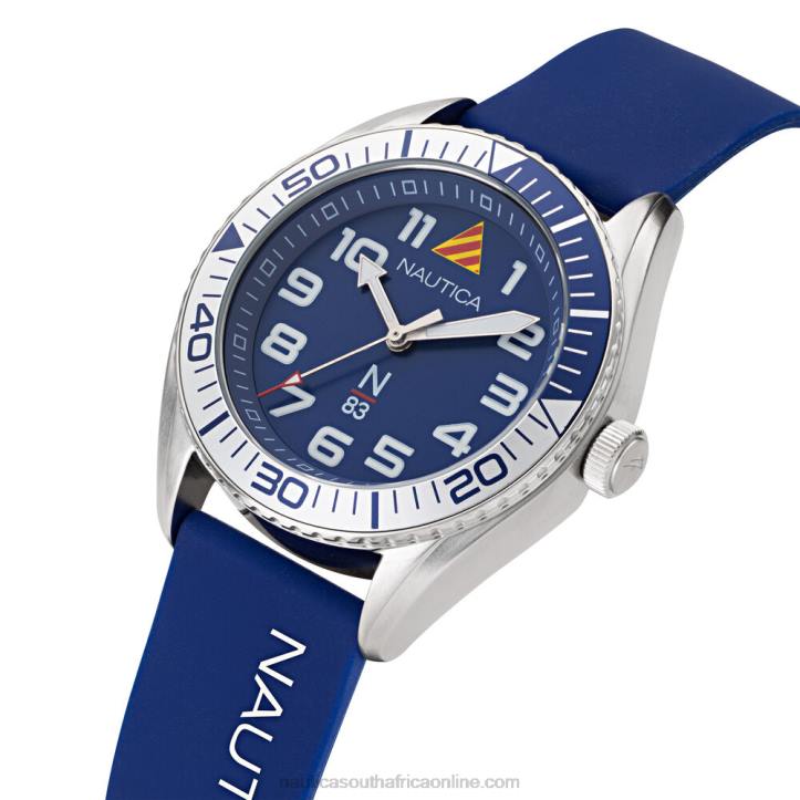 Multi MenFinn World Silicone 3-Hand Watch Nautica 6LZP303