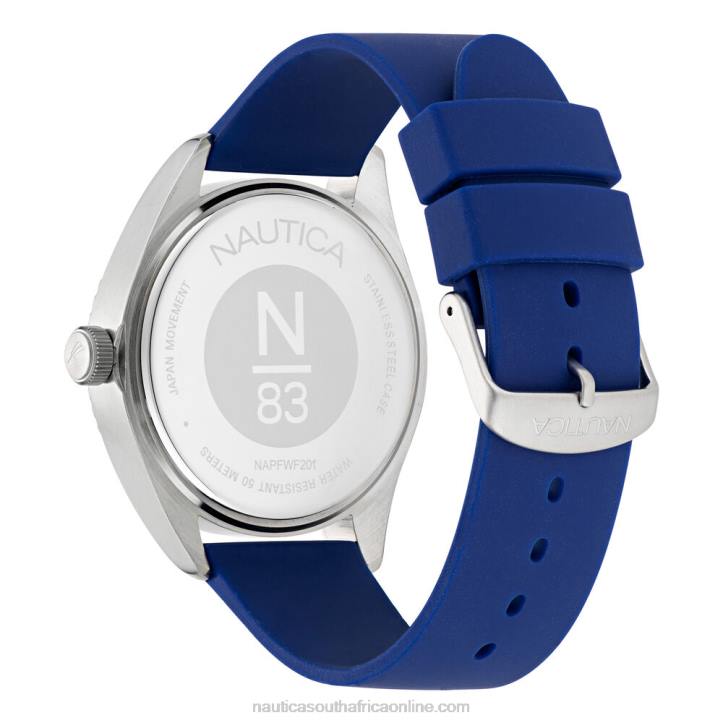 Multi MenFinn World Silicone 3-Hand Watch Nautica 6LZP303