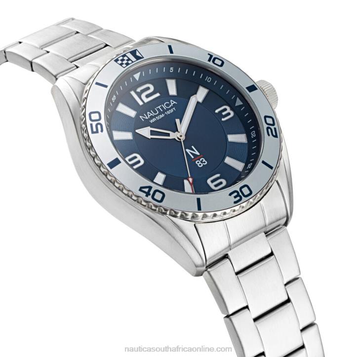 Multi MenFinn World Silicone 3-Hand Watch Nautica 6LZP356