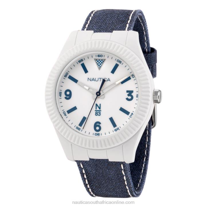Multi MenMercury Bay Canvas 3-Hand Watch Nautica 6LZP346