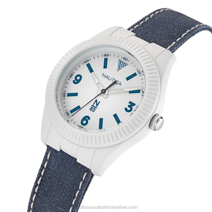 Multi MenMercury Bay Canvas 3-Hand Watch Nautica 6LZP346