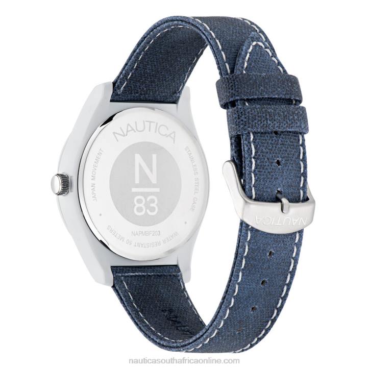 Multi MenMercury Bay Canvas 3-Hand Watch Nautica 6LZP346