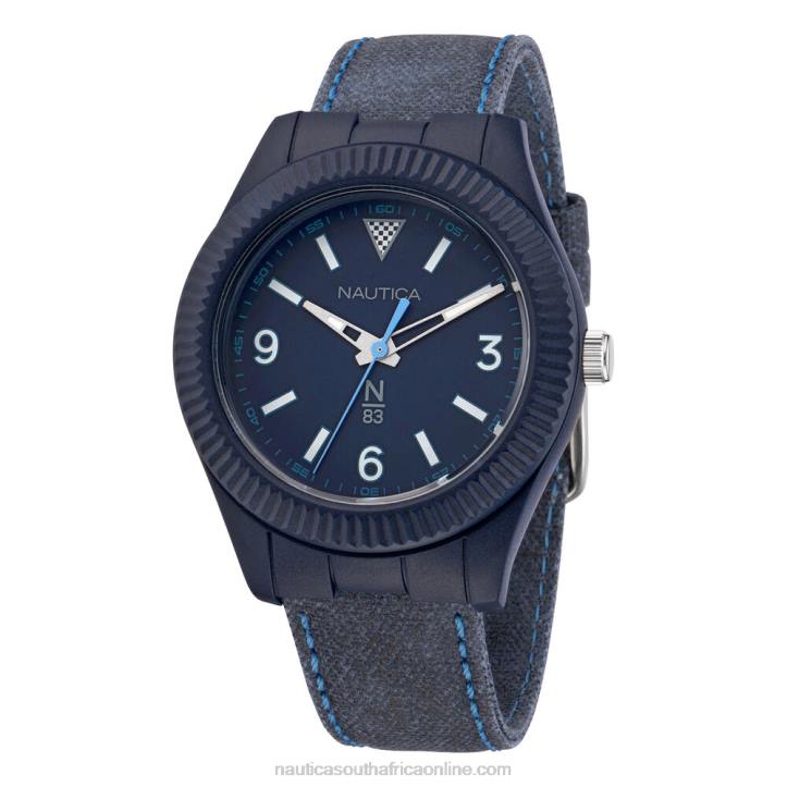 Multi MenMercury Bay Canvas 3-Hand Watch Nautica 6LZP350