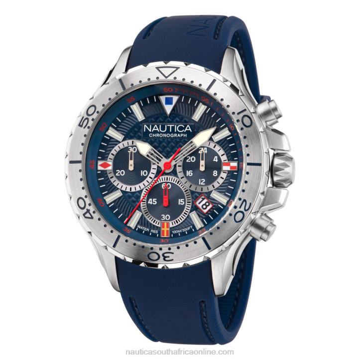 Multi MenNst Silicone Chronograph Watch Nautica 6LZP321