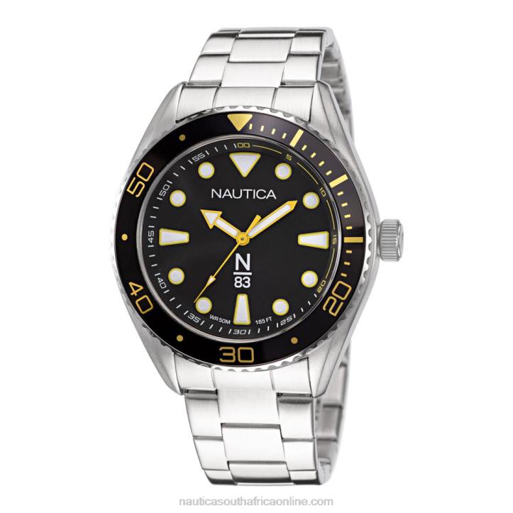 Multi MenStainless Steel 3-Hand Watch Nautica 6LZP352