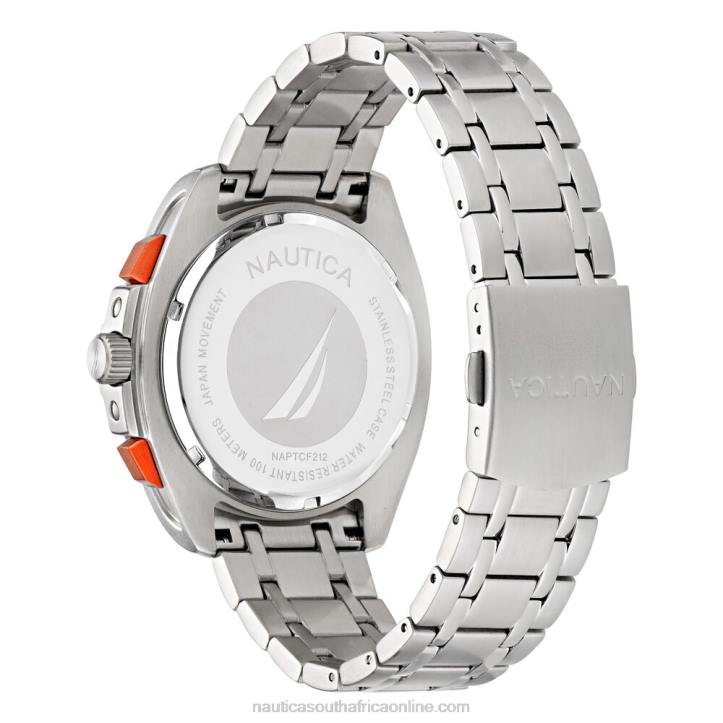 Multi MenTin Can Bay Stainless Steel And Silicone Watch Box Set Nautica 6LZP90
