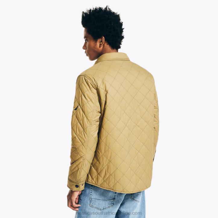 Bimini Green MenBig & Tall Sustainably Crafted Tempasphere Quilted Shirt Jacket Nautica 6LZP561