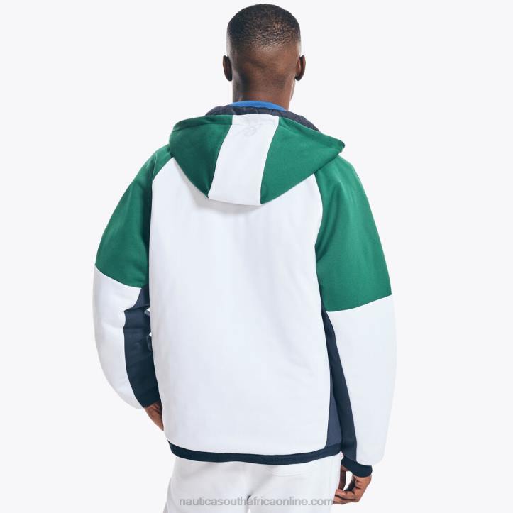 Bright White MenCompetition Sustainably Crafted Full-Zip Jacket Nautica 6LZP516