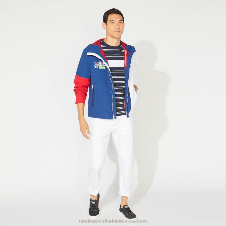 Estate Blue MenBig & Tall Lightweight Colorblock Jacket Nautica 6LZP659