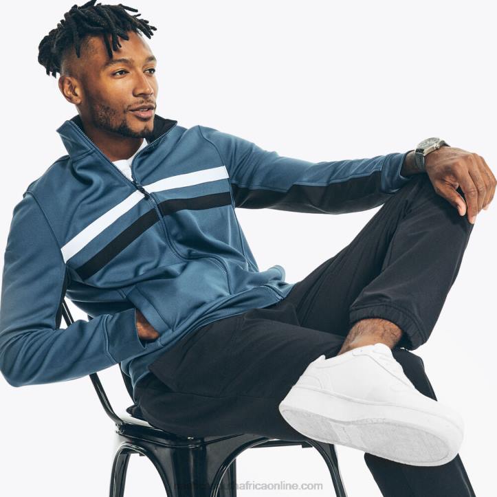 Lapis Blue MenBig & Tall Navtech Sustainably Crafted Full-Zip Track Jacket Nautica 6LZP501
