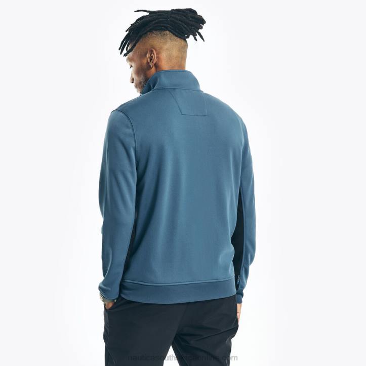 Lapis Blue MenBig & Tall Navtech Sustainably Crafted Full-Zip Track Jacket Nautica 6LZP501