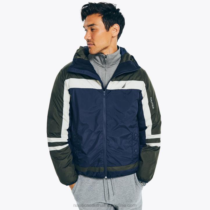 Navy MenSustainably Crafted Lightweight Tempasphere Jacket Nautica 6LZP290