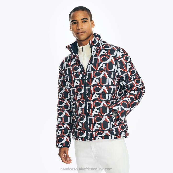 Navy MenSustainably Crafted Tempasphere Bomber Jacket Nautica 6LZP315