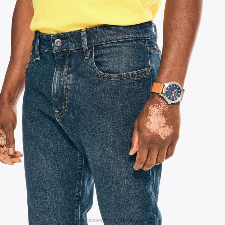 Outlet Dark Night Wash MenAthletic Slim Stretch Denim Nautica 6LZP648