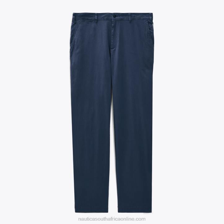 Distressed Blue Wash MenBig & Tall Classic Fit Deck Pant Nautica 6LZP601