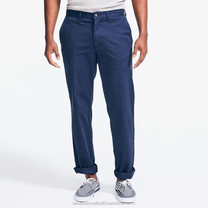 Peacoat MenClassic Fit Wrinkle-Resistant Deck Pant Nautica 6LZP14