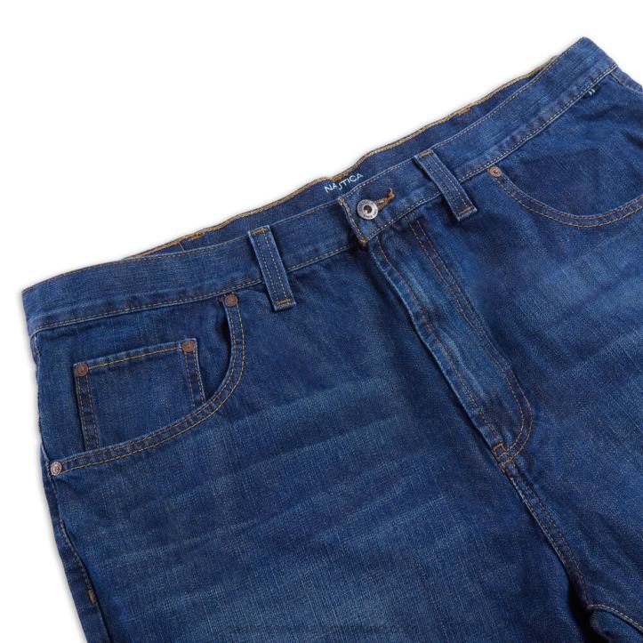 Sinker Blue Denim Wash MenBig & Tall Straight Fit Denim Nautica 6LZP656