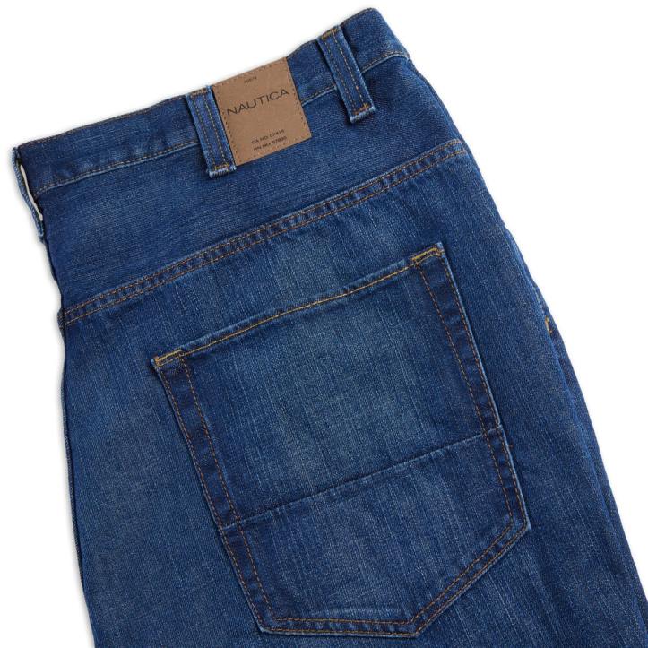 Sinker Blue Denim Wash MenBig & Tall Straight Fit Denim Nautica 6LZP656