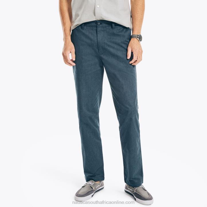 Stormy Blue Heather MenClassic Fit Heathered Pant Nautica 6LZP40