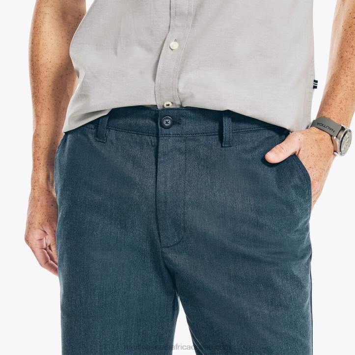 Stormy Blue Heather MenClassic Fit Heathered Pant Nautica 6LZP40