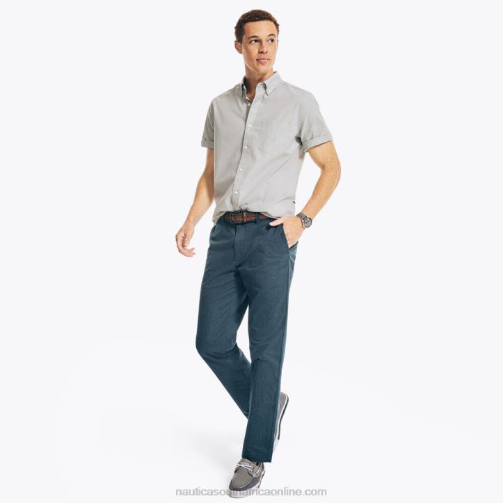 Stormy Blue Heather MenClassic Fit Heathered Pant Nautica 6LZP40