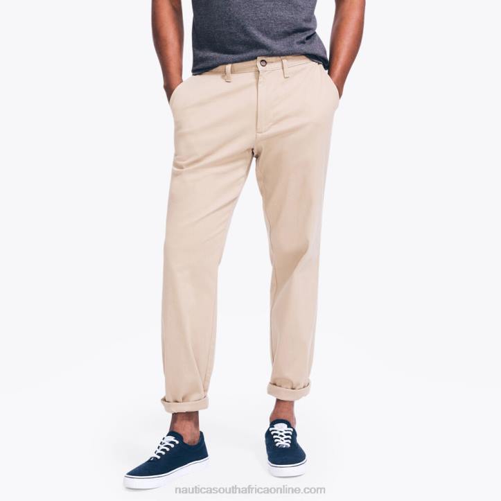 True Khaki MenClassic Fit Twill Pant Nautica 6LZP33