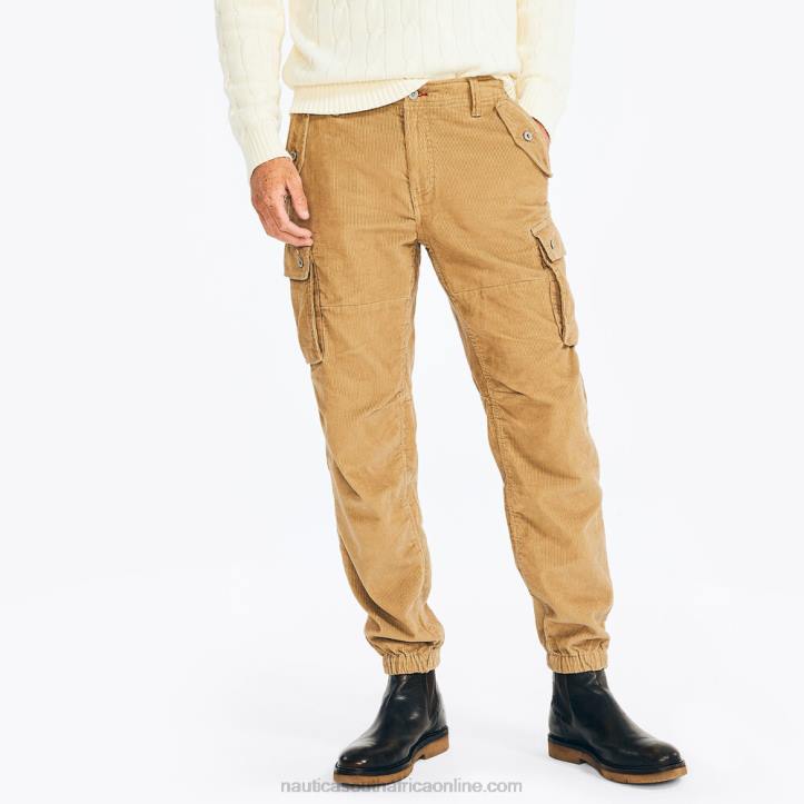Tuscany Tan MenCorduroy Cargo Jogger Nautica 6LZP637
