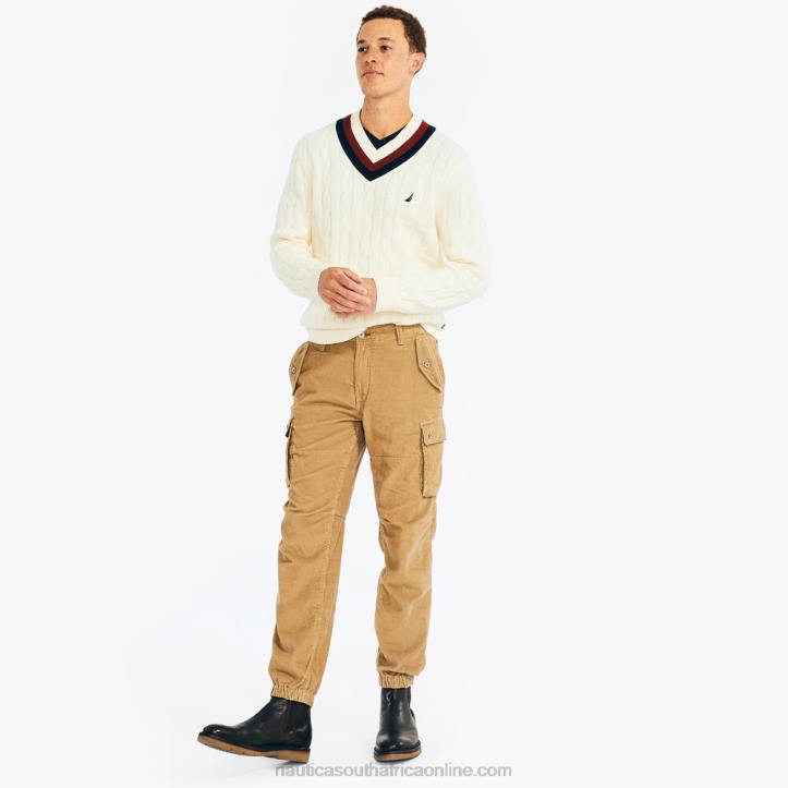 Tuscany Tan MenCorduroy Cargo Jogger Nautica 6LZP637