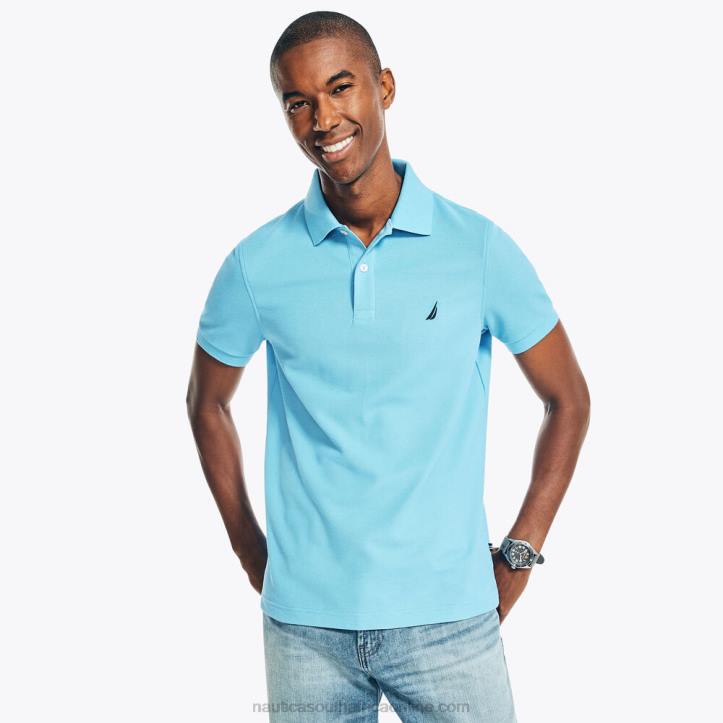 Azure Blue MenSustainably Crafted Slim Fit Deck Polo Nautica 6LZP214