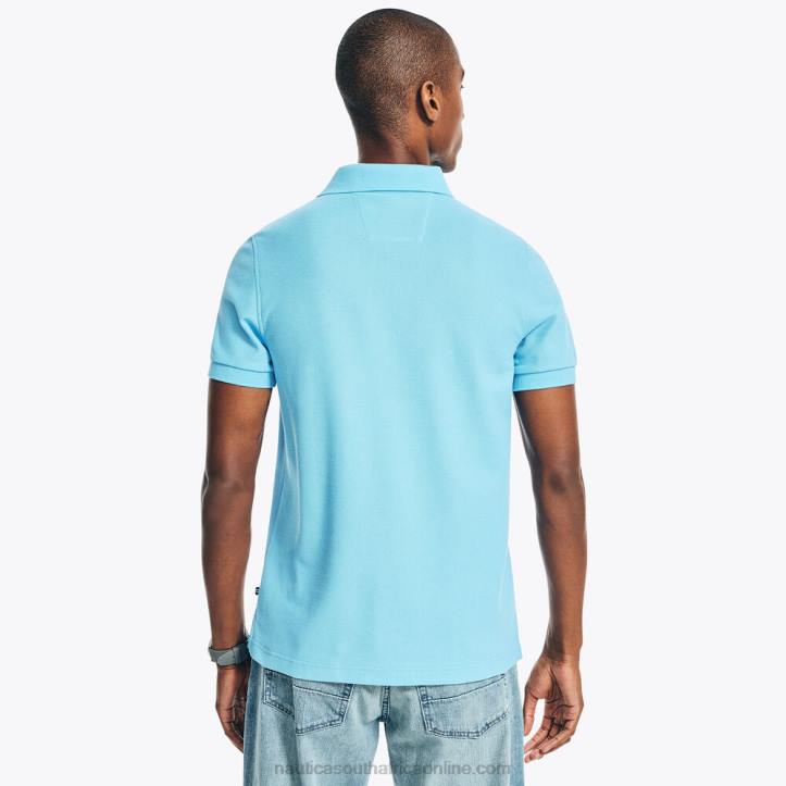 Azure Blue MenSustainably Crafted Slim Fit Deck Polo Nautica 6LZP214