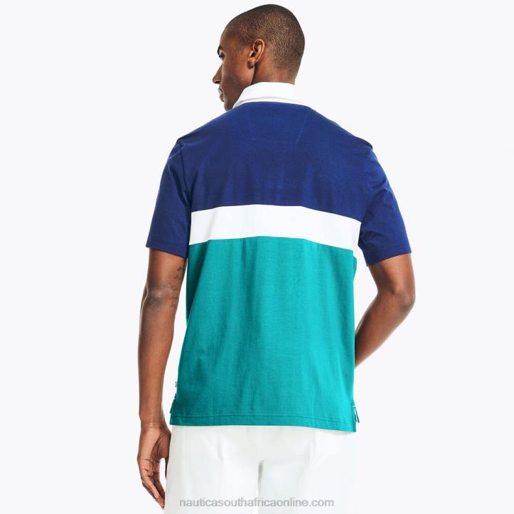 Blue Depths MenBig & Tall Classic Fit Colorblock Polo Nautica 6LZP643