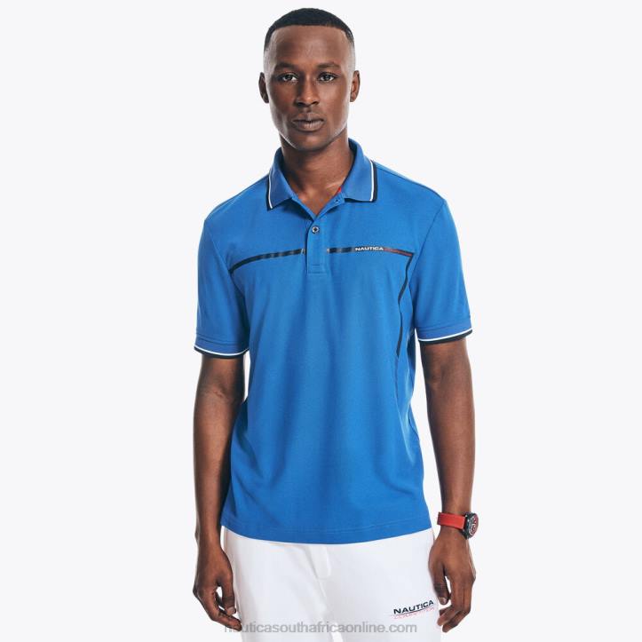 Bright Cobalt MenCompetition Sustainably Crafted Classic Fit Polo Nautica 6LZP603