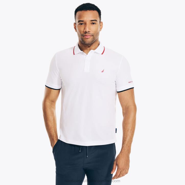Bright White MenBig & Tall Navtech Sustainably Crafted Polo Nautica 6LZP538