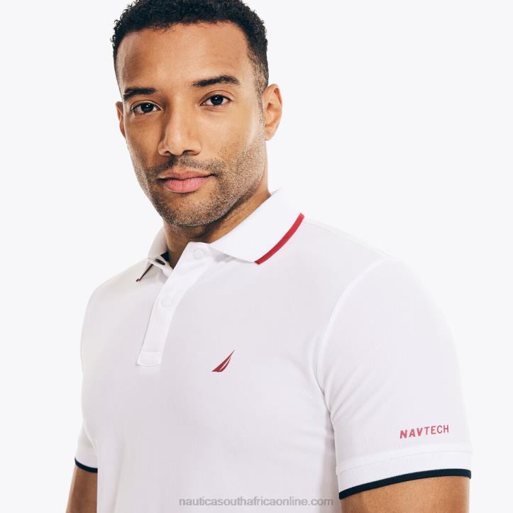 Bright White MenBig & Tall Navtech Sustainably Crafted Polo Nautica 6LZP538