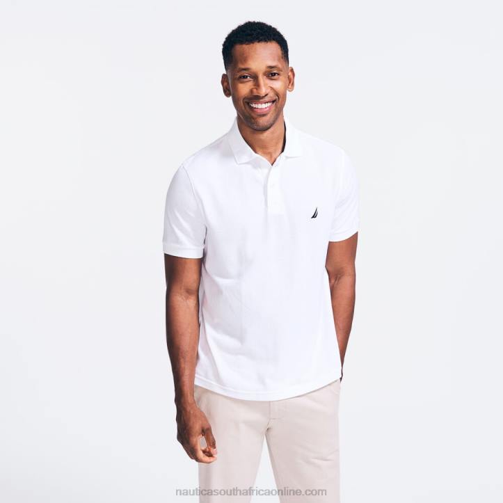 Bright White MenClassic Fit Deck Polo Nautica 6LZP6