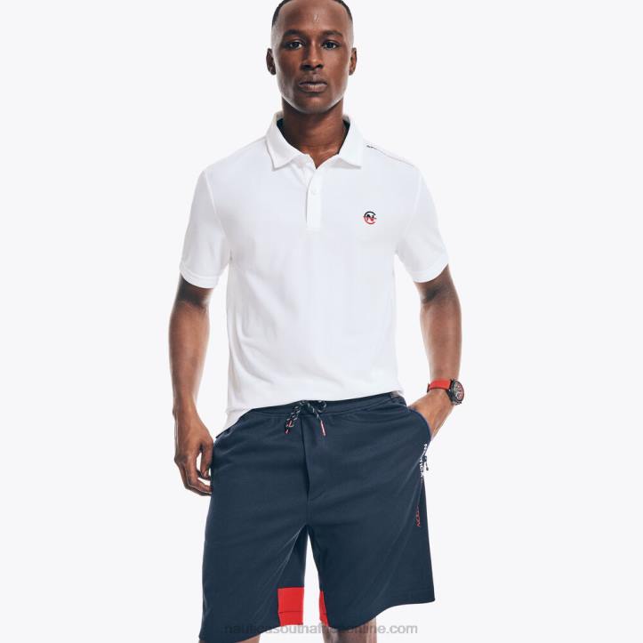 Bright White MenCompetition Sustainably Crafted Classic Fit Polo Nautica 6LZP497