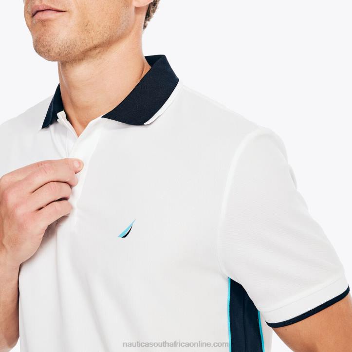 Bright White MenNavtech Sustainably Crafted Classic Fit Polo Nautica 6LZP588