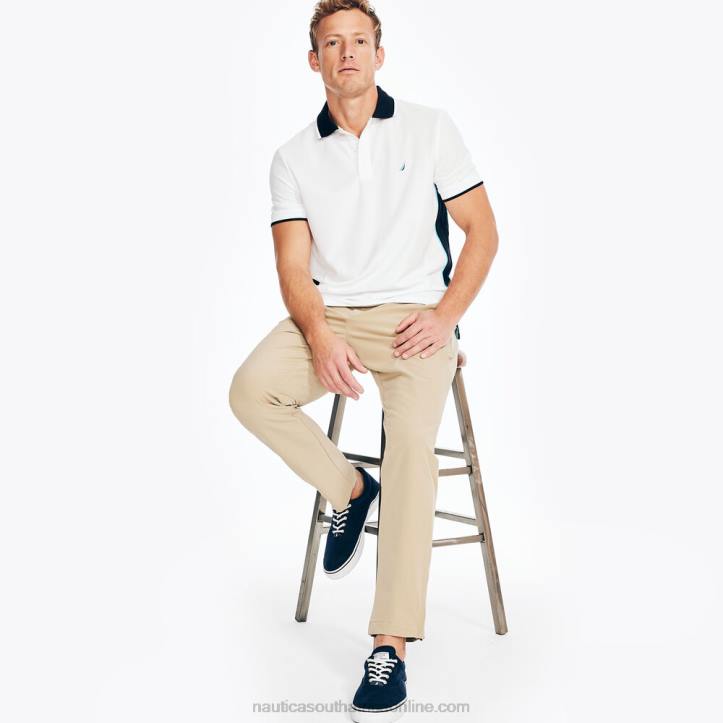 Bright White MenNavtech Sustainably Crafted Classic Fit Polo Nautica 6LZP588