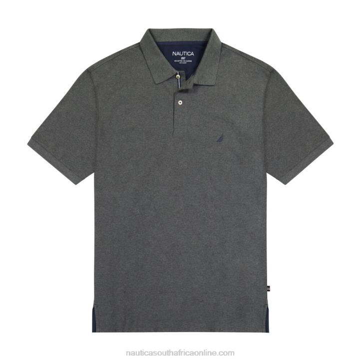 Charcoal Heather MenBig & Tall Classic Fit Deck Polo Nautica 6LZP430