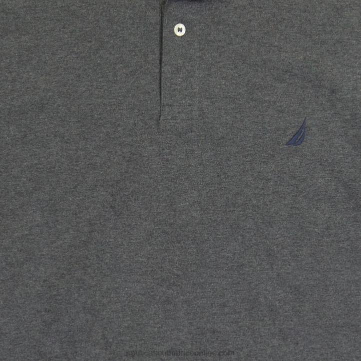 Charcoal Heather MenBig & Tall Classic Fit Deck Polo Nautica 6LZP430